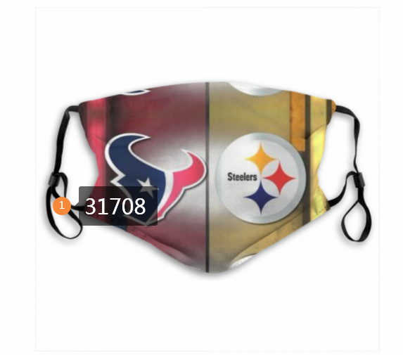 2020 NFL Pittsburgh Steelers 26011 Dust mask with filter
